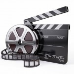 Film and Clapper board - video icon