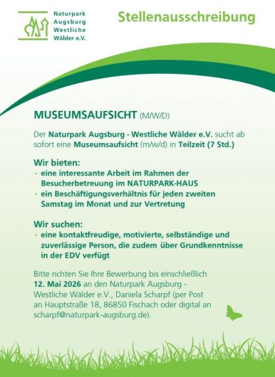 Stellenausschreibung Museumsaufsicht