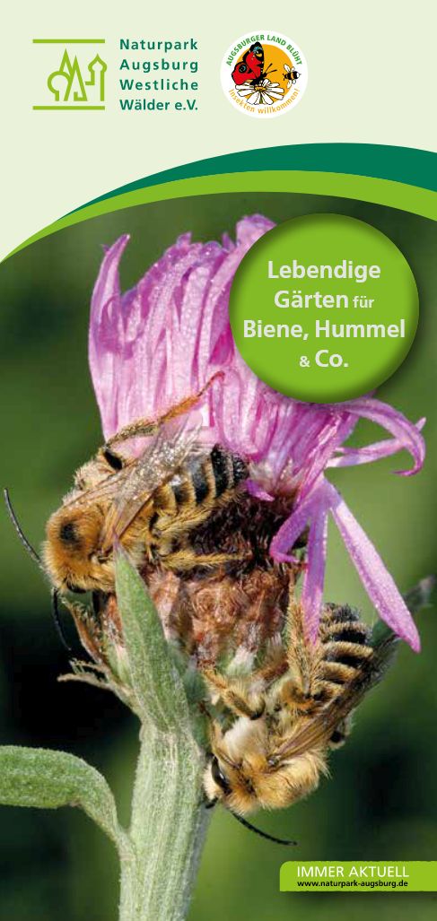 Flyer Lebendige Gärten für Biene, Hummel & Co.